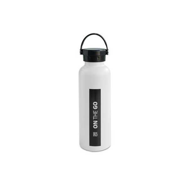 Botella Termo 750ML Blanco On The Go 9812-IW [LOTE DE 2 Unidades] IRIS