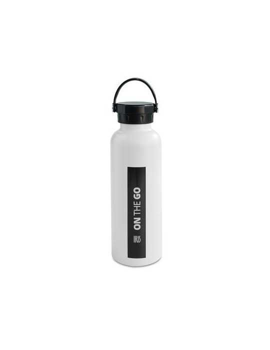 Botella Termo 750ML Blanco On The Go 9812-IW [LOTE DE 2 Unidades] IRIS