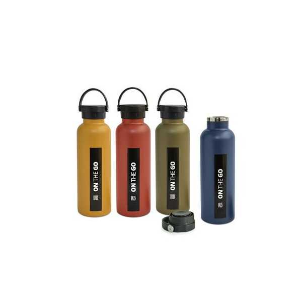 Botella Termo 750 ml On The Go Color Curtido [LOTE DE 2 Unidades] IRIS