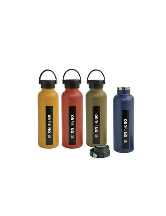 Botella Termo 750 ml On The Go Color Curtido [LOTE DE 2 Unidades] IRIS
