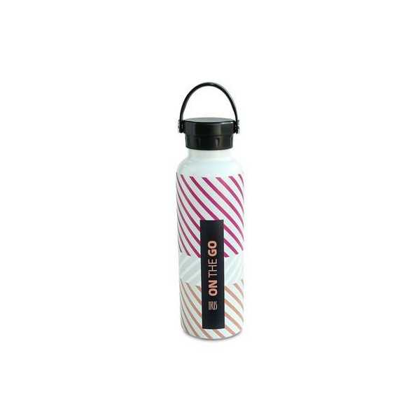 Botella Termo 750ML Fucsia Fluor Print On The Go [LOTE DE 2 Unidades] IRIS