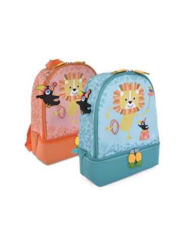 Mochila Infantil Jungle Surtido Azul/Rosa 9935-T [LOTE DE 2 Unidades] IRIS