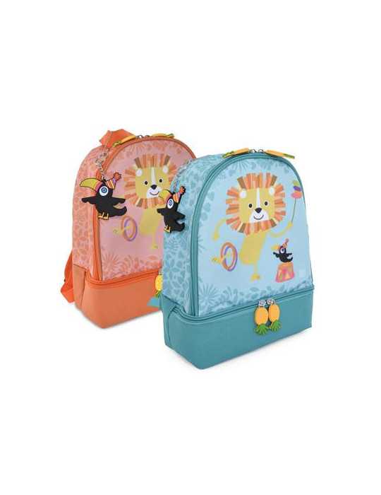 Mochila Infantil Jungle Surtido Azul/Rosa 9935-T [LOTE DE 2 Unidades] IRIS