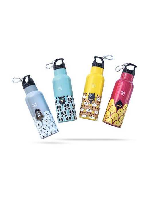 Botella Termo 500 ml Surtido Friends 4 Diseños [LOTE DE 2 Unidades] IRIS