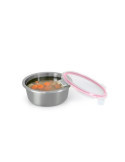 Contenedor Redondo Acero Inoxidable 750ML [LOTE DE 4 Unidades] IRIS