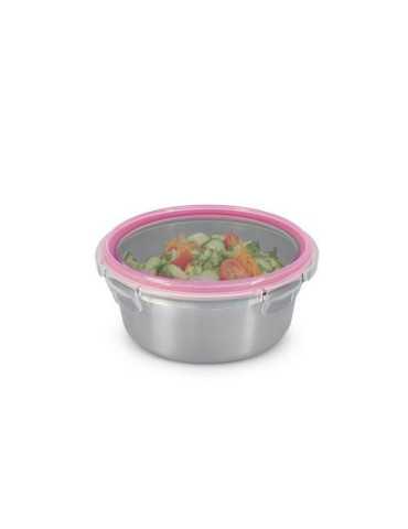 Contenedor Redondo Acero Inoxidable 1600ML [LOTE DE 2 Unidades] IRIS
