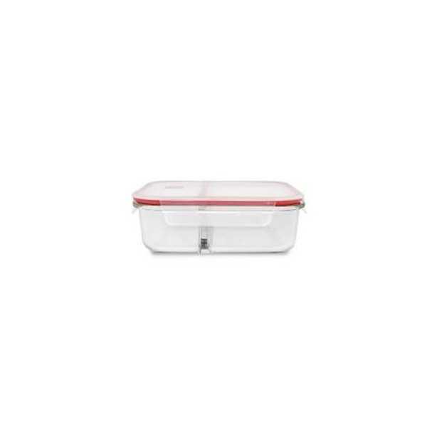 Contenedor Rectangular Vidrio Dividido 1360 ml [LOTE DE 2 Unidades] IRIS