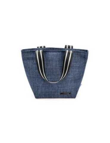Lunchbag Tote Azul Jaspeado [LOTE DE 2 Unidades] IRIS