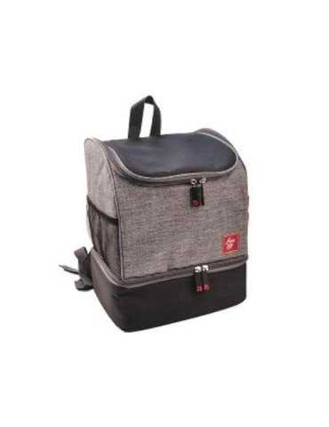 Bolsa Nevera Mochila 15 L 2 en 1 Gris Jaspeada [LOTE DE 2 Unidades] IRIS