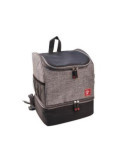 Bolsa Nevera Mochila 15 L 2 en 1 Gris Jaspeada [LOTE DE 2 Unidades] IRIS
