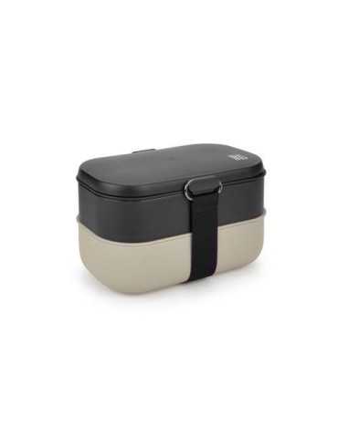 Lunchbox Bento Bicolor 1350 ml 18,6X11,7X11,30CM [LOTE DE 2 Unidades] IRIS