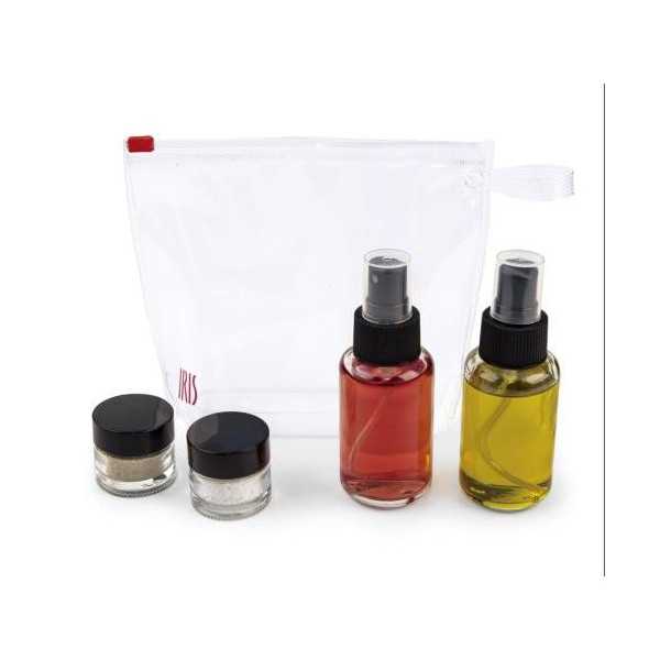 Set de Condimentos Vidrio 2987-V [LOTE DE 4 Unidades] IRIS