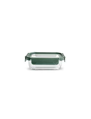 Contenedor Vidrio Rectangular 640ML con Tapa 8581-V [LOTE DE 6 Unidades] IRIS