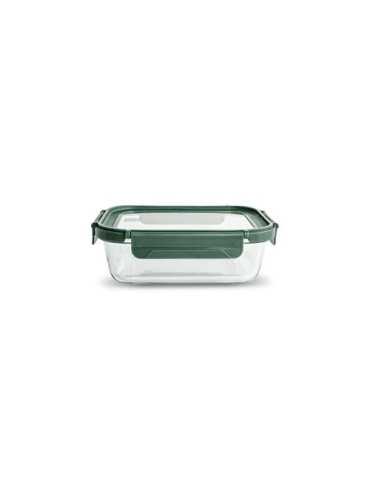 Contenedor Vidrio Rectangular 1040ML con Tapa 8582-V [LOTE DE 4 Unidades] IRIS