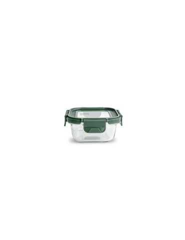 Contenedor Vidrio Cuadrado 320ML con Tapa 8584-V [LOTE DE 6 Unidades] IRIS