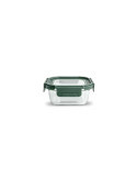 Contenedor Vidrio Cuadrado 520ML con Tapa 8585-V [LOTE DE 6 Unidades] IRIS