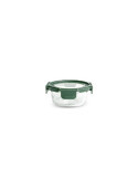 Contenedor Vidrio Redondo 400ML con Tapa 8587-V [LOTE DE 6 Unidades] IRIS
