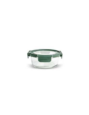 Contenedor Vidrio Redondo 620ML con Tapa 8588-V [LOTE DE 6 Unidades] IRIS