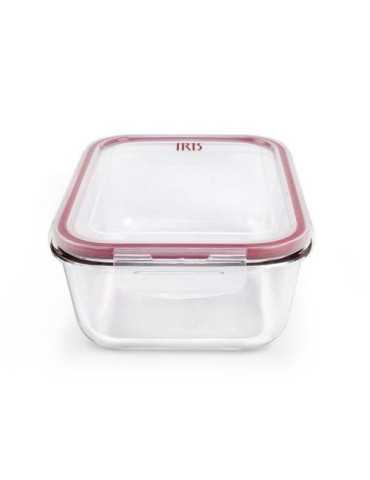 Contenedor Rect. vidrio 330 ml 8600-V [LOTE DE 6 Unidades] IRIS
