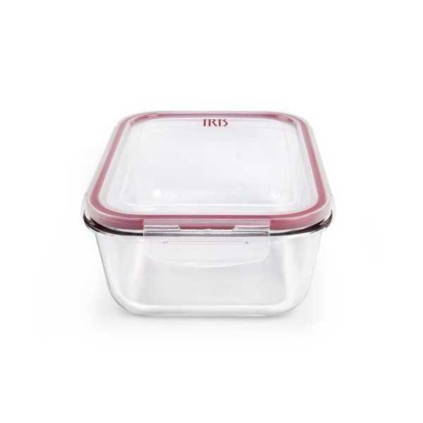 Contenedor Rect. vidrio 330 ml 8600-V [LOTE DE 6 Unidades] IRIS