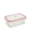Contenedor Rect. vidrio 840 ml 8602-V [LOTE DE 4 Unidades] IRIS