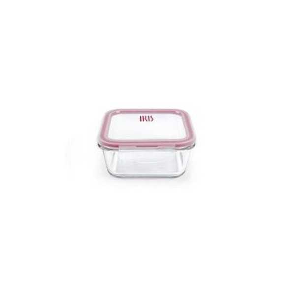 Contenedor Cuadrado Vidrio 570 ml 8605-V [LOTE DE 4 Unidades] IRIS