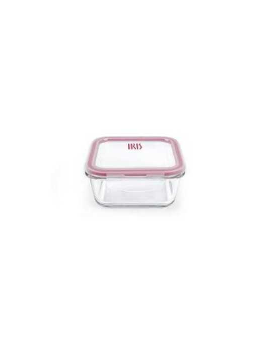 Contenedor Cuadrado Vidrio 570 ml 8605-V [LOTE DE 4 Unidades] IRIS