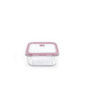 Contenedor Cuadrado Vidrio 570 ml 8605-V [LOTE DE 4 Unidades] IRIS