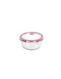 Contenedor Redondo Vidrio 570 ml 8608-V [LOTE DE 4 Unidades] IRIS