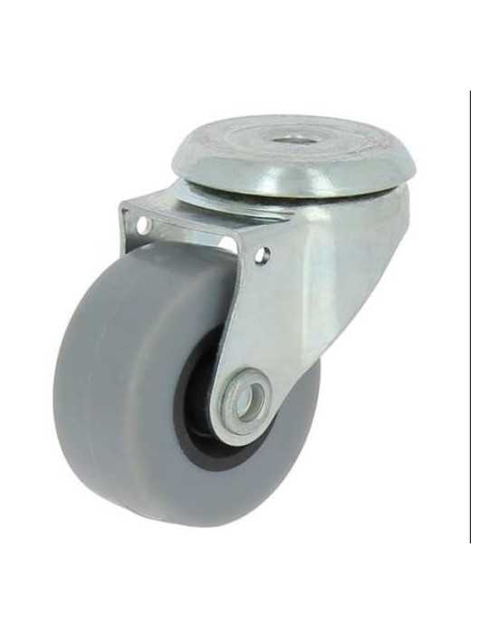 Rueda con Soporte Aro Goma 40 76131 [LOTE DE 22 Unidades] ITEM