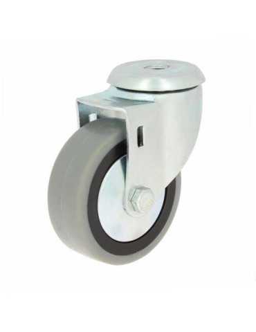 Rueda con Soporte Aro Goma 50 75227 [LOTE DE 12 Unidades] ITEM