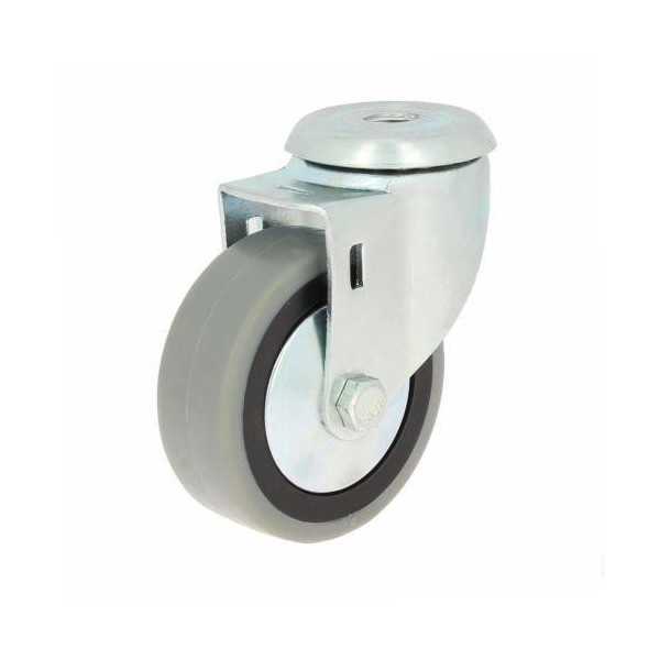 Rueda con Soporte Aro Goma 80 75237 [LOTE DE 8 Unidades] ITEM