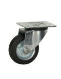 Rueda Giratorio Goma Rodillos 80 mm M820 75489 [LOTE DE 4 Unidades] ITEM