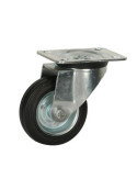 Rueda Giratorio Goma Rodillos 100 mm M820 75490 [LOTE DE 4 Unidades] ITEM