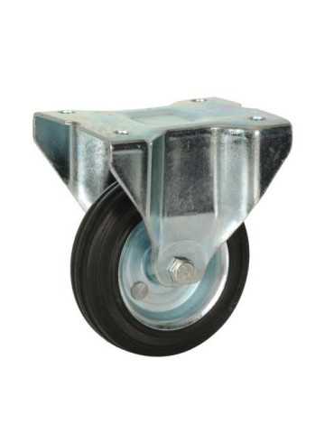 Rueda Fija Goma Rodillos 80 mm M820 75501 [LOTE DE 4 Unidades] ITEM