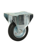 Rueda Fija Goma Rodillos 80 mm M820 75501 [LOTE DE 4 Unidades] ITEM