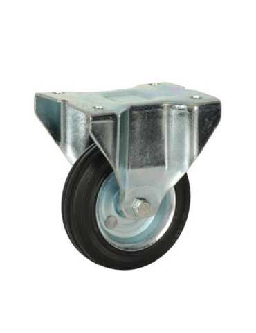 Rueda Fija Goma Rodillos 100 mm M820 75502 [LOTE DE 4 Unidades] ITEM