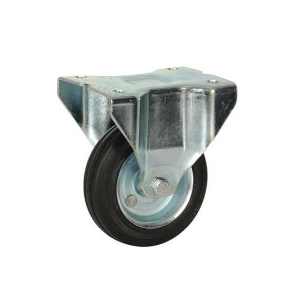 Rueda Fija Goma Rodillos 100 mm M820 75502 [LOTE DE 4 Unidades] ITEM