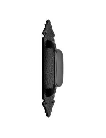 Manillon Negro con Placa Larga [LOTE DE 4 Unidades] JANDEL