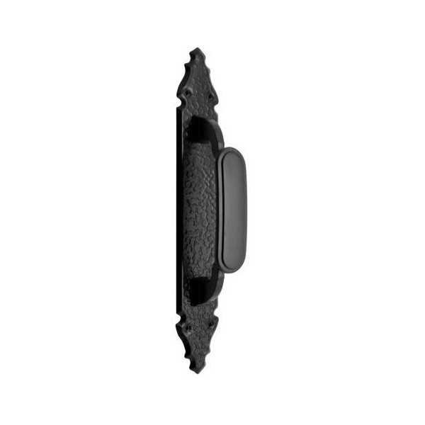 Manillon Negro con Placa Larga [LOTE DE 4 Unidades] JANDEL