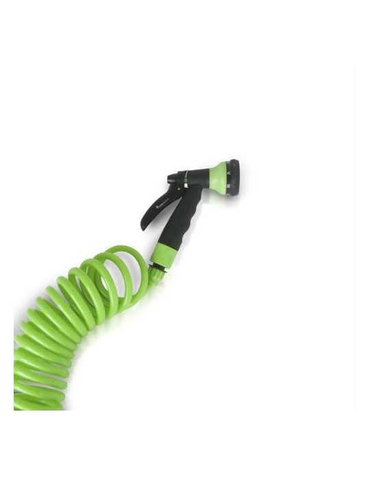 Manguera Espiral EVA 15 M.+pistola Green Expert [LOTE DE 2 Unidades] JARDIN Y NATURA