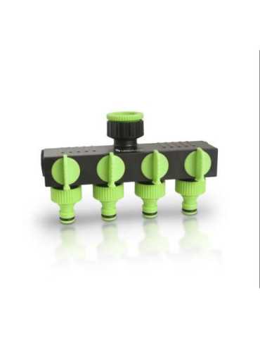 Distribuidor 4 Vias NR064 Green Espert GE010504-22 [LOTE DE 6 Unidades] JARDIN Y NATURA
