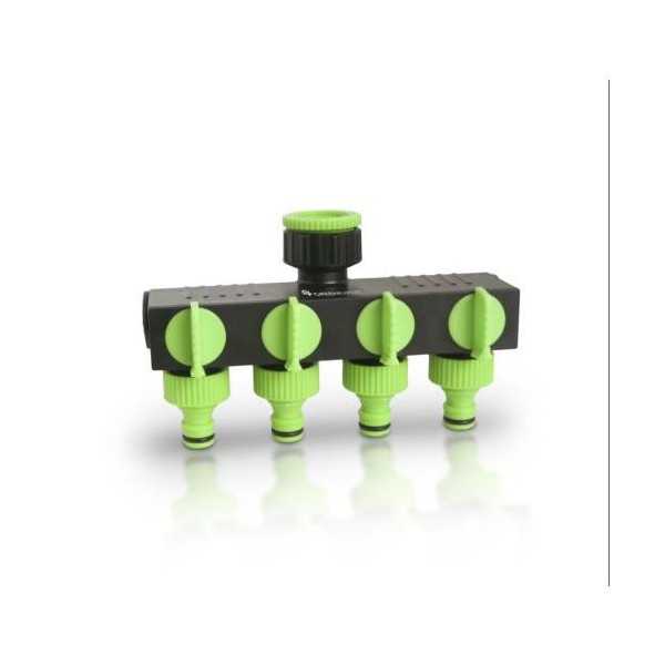 Distribuidor 4 Vias NR064 Green Espert GE010504-22 [LOTE DE 6 Unidades] JARDIN Y NATURA