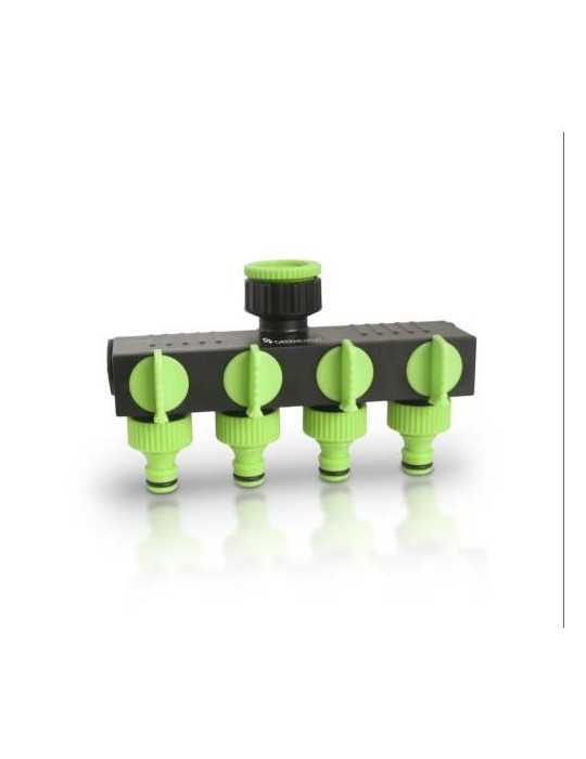 Distribuidor 4 Vias NR064 Green Espert GE010504-22 [LOTE DE 6 Unidades] JARDIN Y NATURA