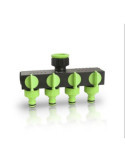 Distribuidor 4 Vias NR064 Green Espert GE010504-22 [LOTE DE 6 Unidades] JARDIN Y NATURA