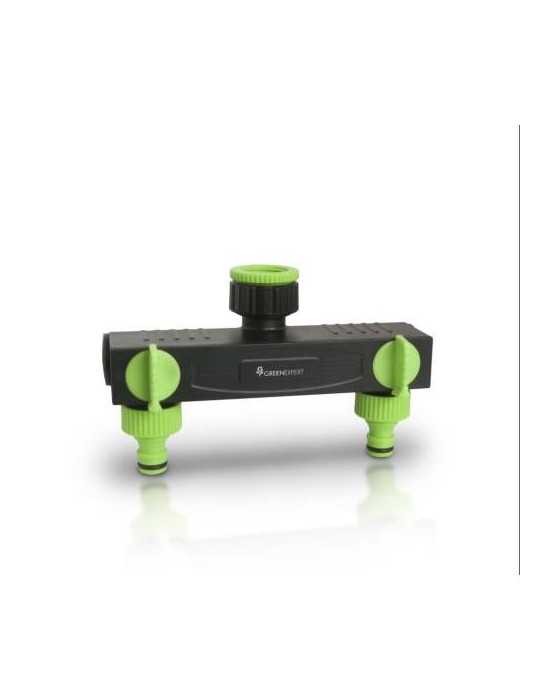 Distribuidor 2 Vias NR062 Green Espert GE010504-23 [LOTE DE 6 Unidades] JARDIN Y NATURA