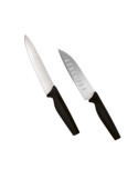 Set 2 Cuchillos Cocina y Santoku Essentia HACC4501 [LOTE DE 4 Unidades] JATA