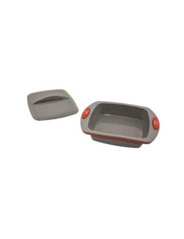 Molde Silicona Platino Cazuela con Tapa 23X18X4,5CM [LOTE DE 2 Unidades] JATA