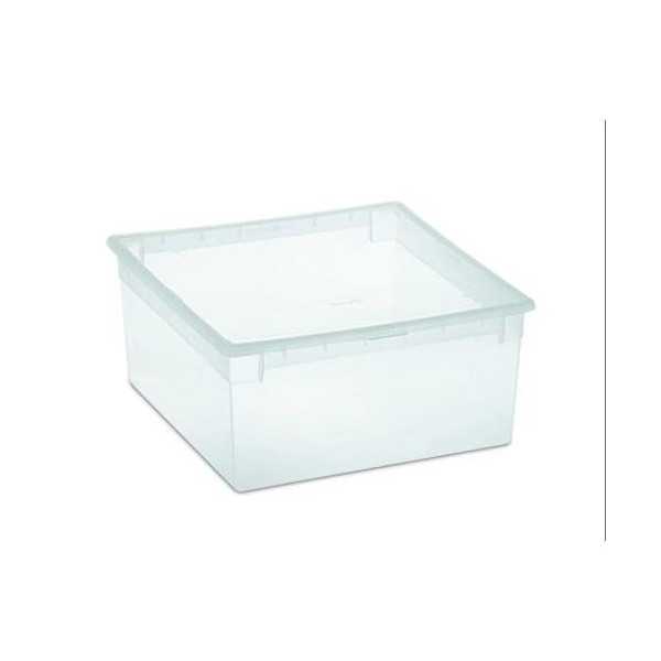 Caja Ordenación Light Box M 12 L Transparente [LOTE DE 4 Unidades] JOBGAR