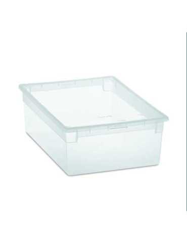 Caja Ordenación Light Box L 23 L Transparente [LOTE DE 4 Unidades] JOBGAR